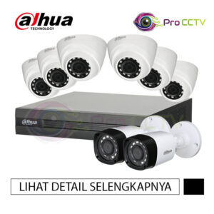 Promo Paket CCTV DAHUA 8 Channel 4MP
